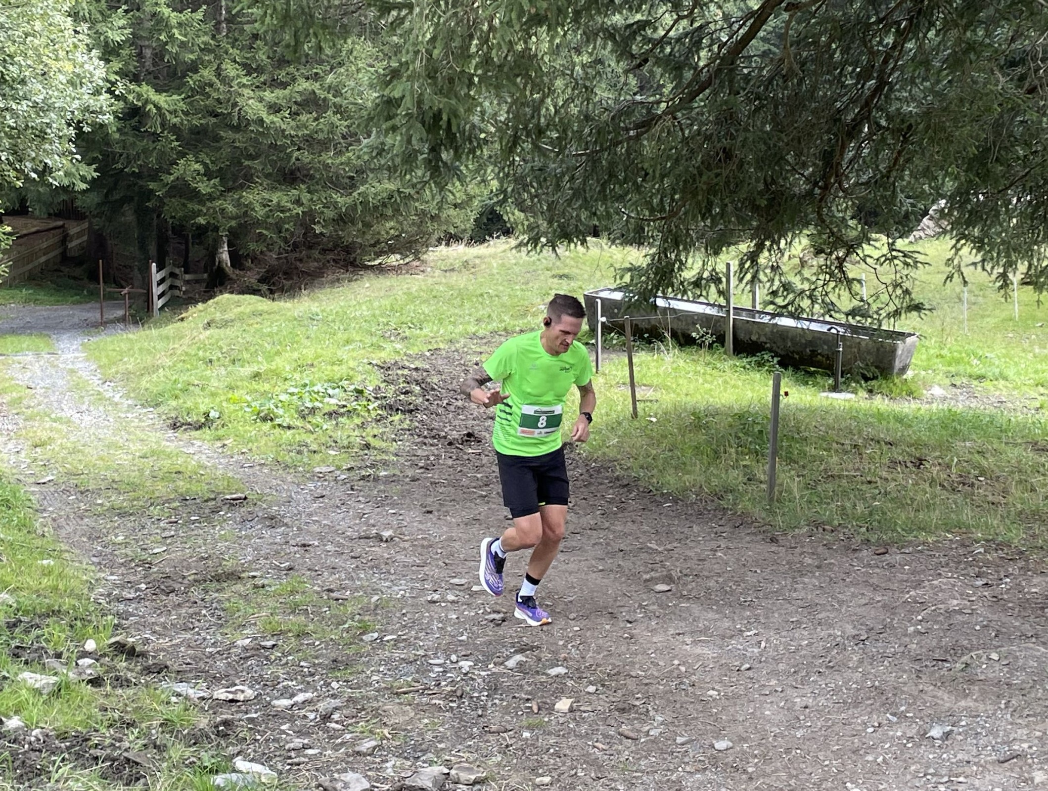 Auch Sven im Steilen